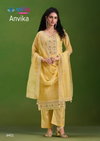Anvika By Vipul Crinkle Chiffon Designer Salwar Suits Wholesale Online